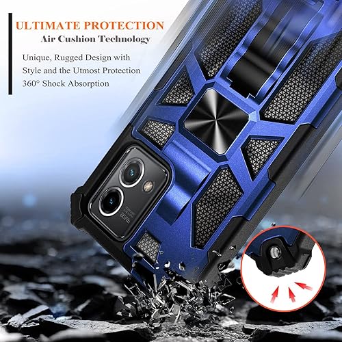 Miniatura 5 de NZND Funda diseñada para Motorola Moto G Stylus 5G 2023 con protector de pantalla de vidrio templado, prueba de caídas de grado militar de 16 pies,