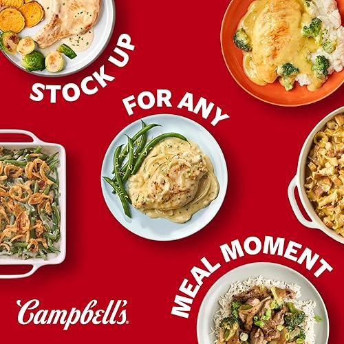 Miniatura 6 de Sopa Campbell's Crema de Champiñones Condensada, Lata Tamaño Familiar de 22.6 oz (Paquete de 12)