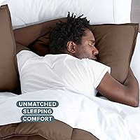 Vista 309 de Bare Home Funda de edredón extra larga – Premium 1800 súper suave – Funda de edredón ligera y fresca – Ropa de cama suave y transpirable