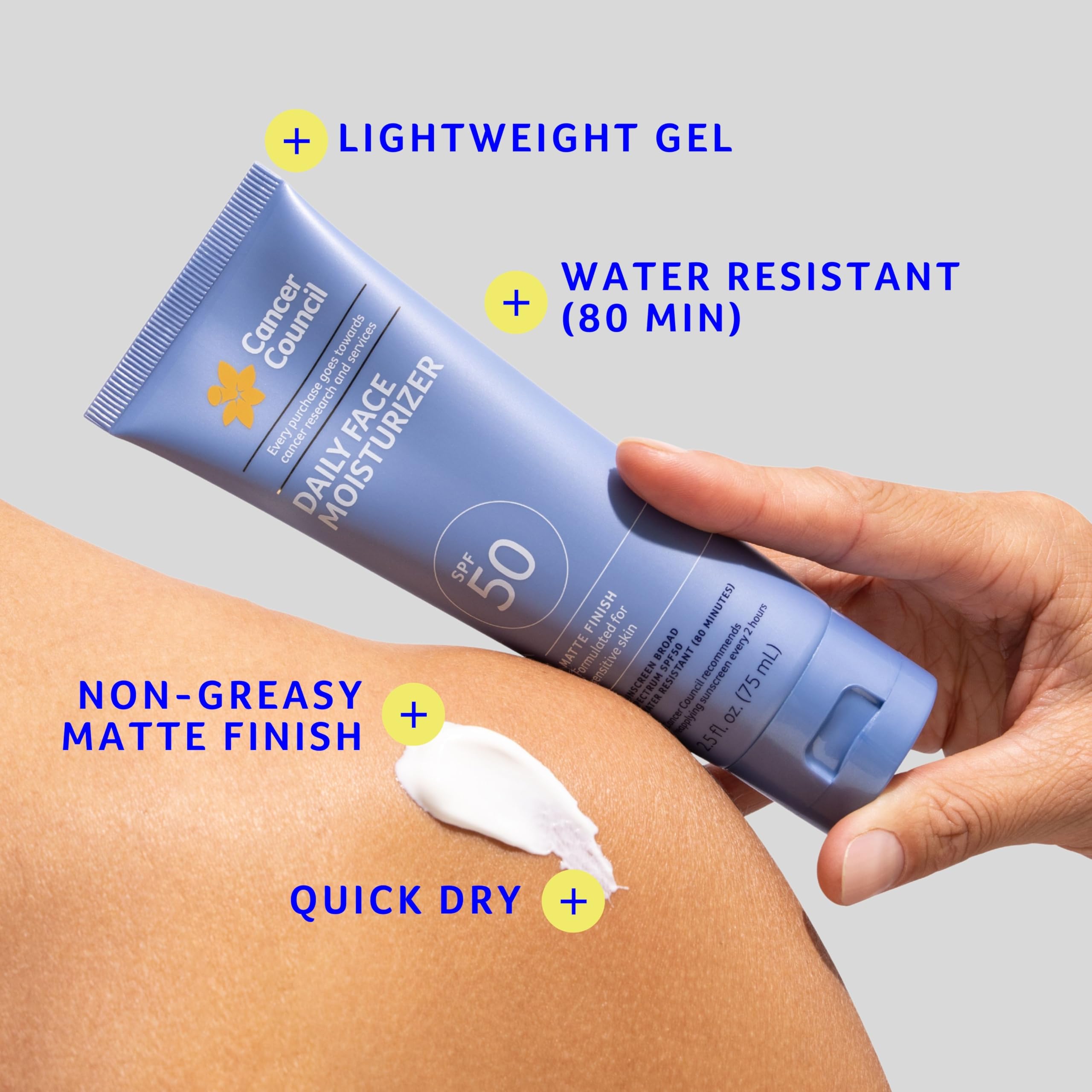 Cancer Council Daily Face Moisturizer Sunscreen SPF 50+