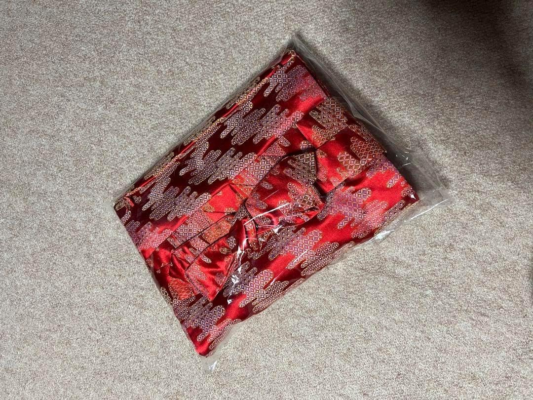 13絃用 琴袋(丸袋) 赤系 柄物 厚手 13絃用 琴袋(