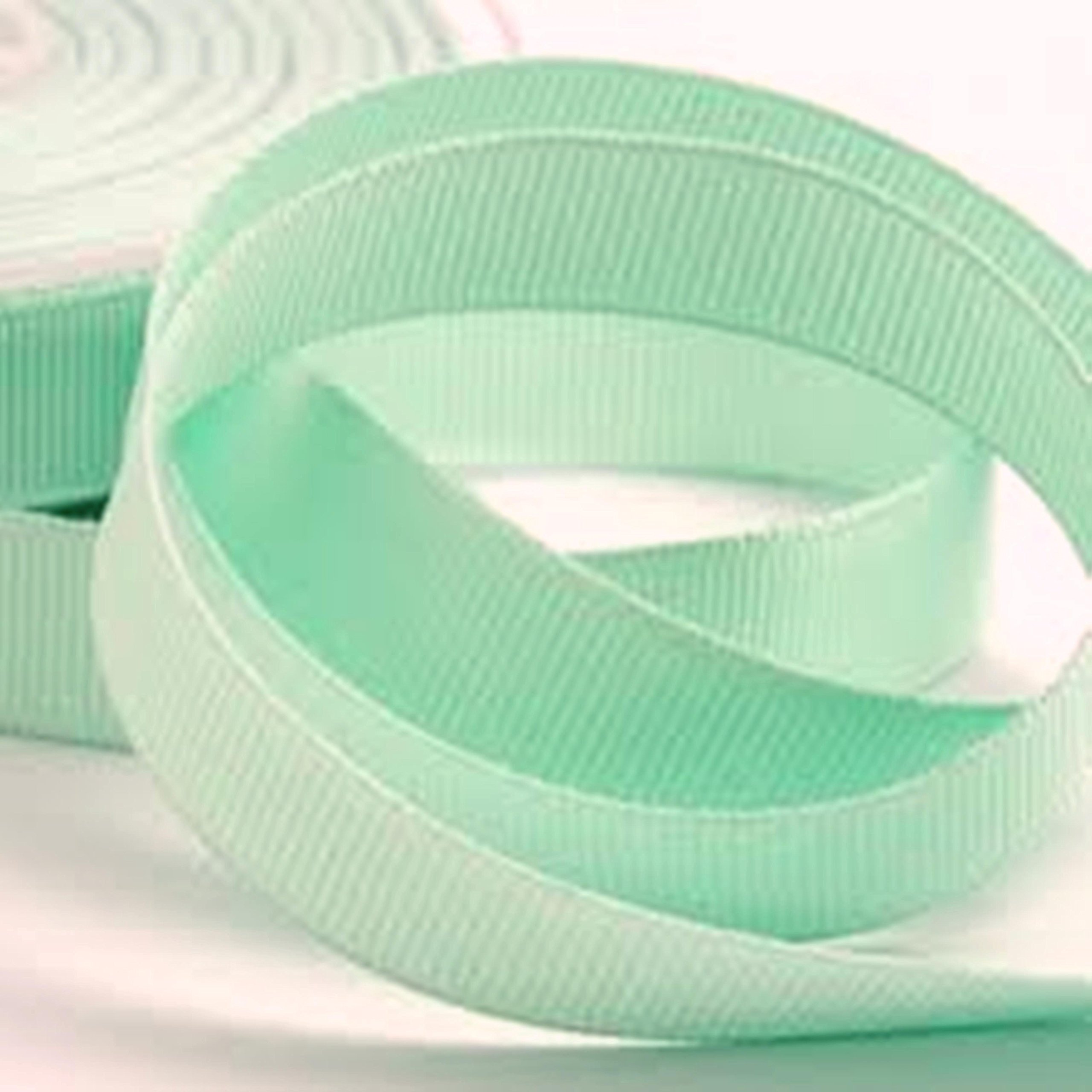 Mint Green Grosgrain Ribbon 25mm X 10 Meters Double Sided Ribbon for Gifts Wrap Party, Sew Crafts Events Wedding Dress