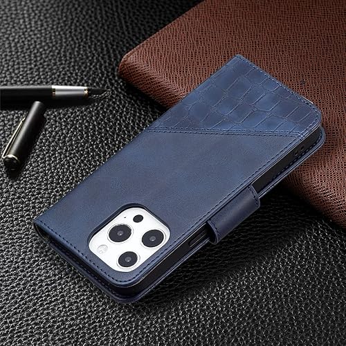 Miniatura 8 de Wallet Folio Case for XIAOMI REDMI K40 PRO, Premium PU Leather Slim Fit Cover for REDMI K40 PRO, 3 Card Slots, Steady Strong, Blue