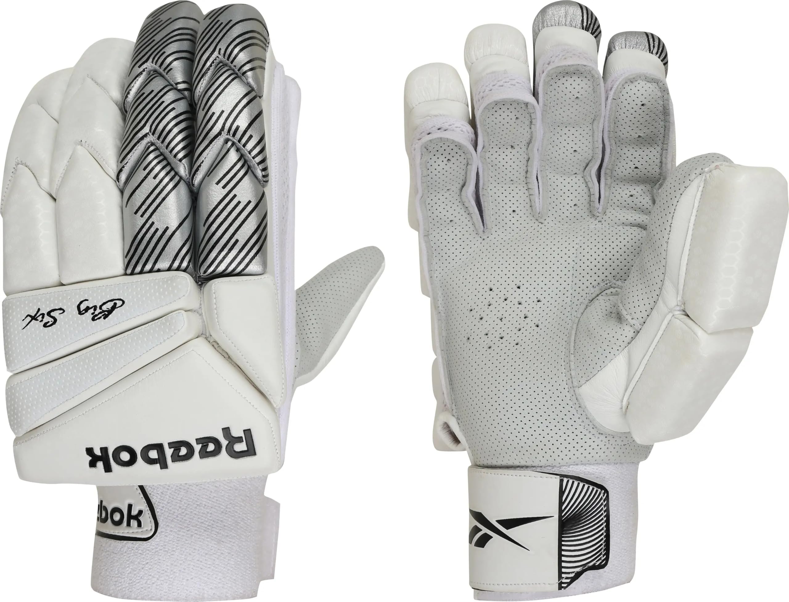 Reebok Big Six Batting Gloves RH for Men | Premium PU Leather | High Density Foam Protection | Ventilated Palm | Professional Cricket Batting Gloves-image-24