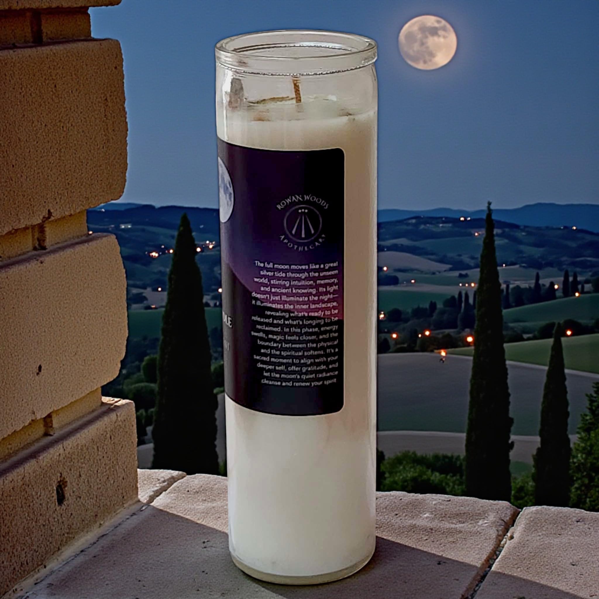 Amazon.com: Full Moon Ritual Spell Candle with Frankincense