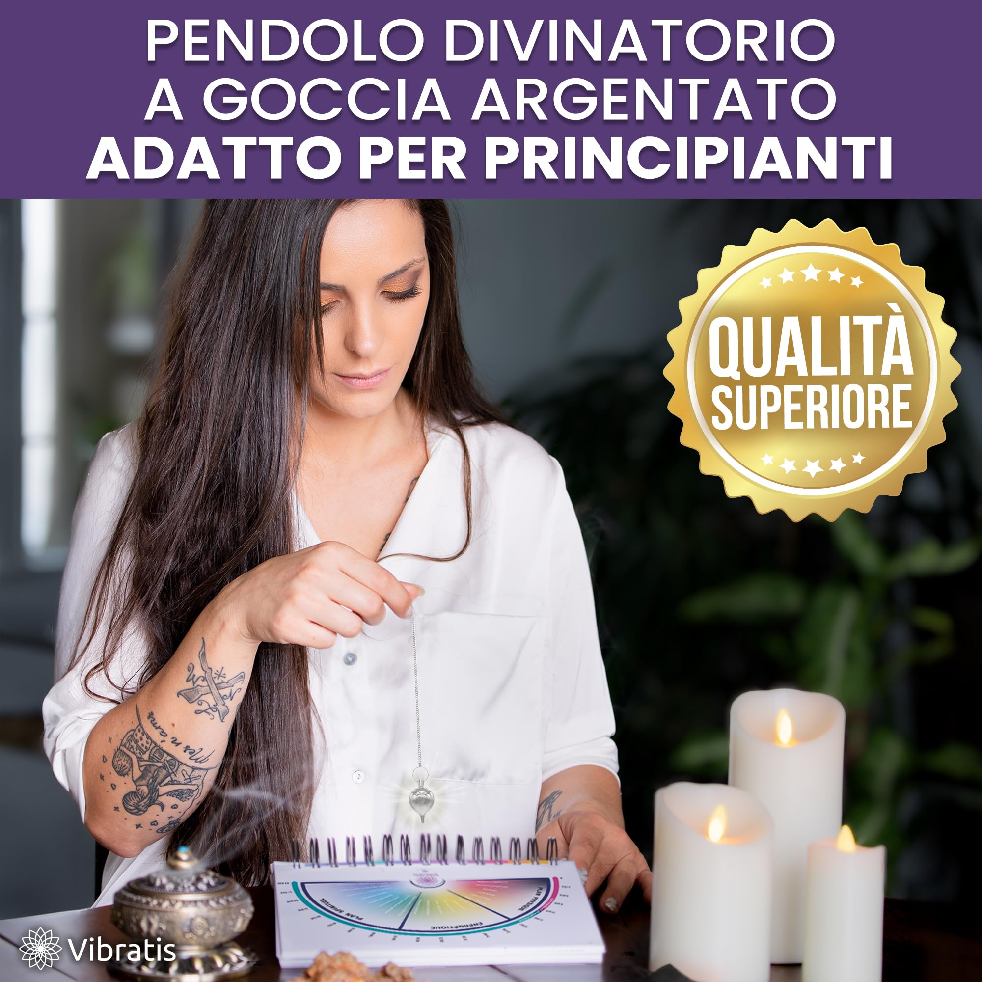 Bacchette Rabdomanti Professionali E Pendolo In Quarzo Rosa - Kit Radioestesia Per Principianti Ed Esperti - Foto 8