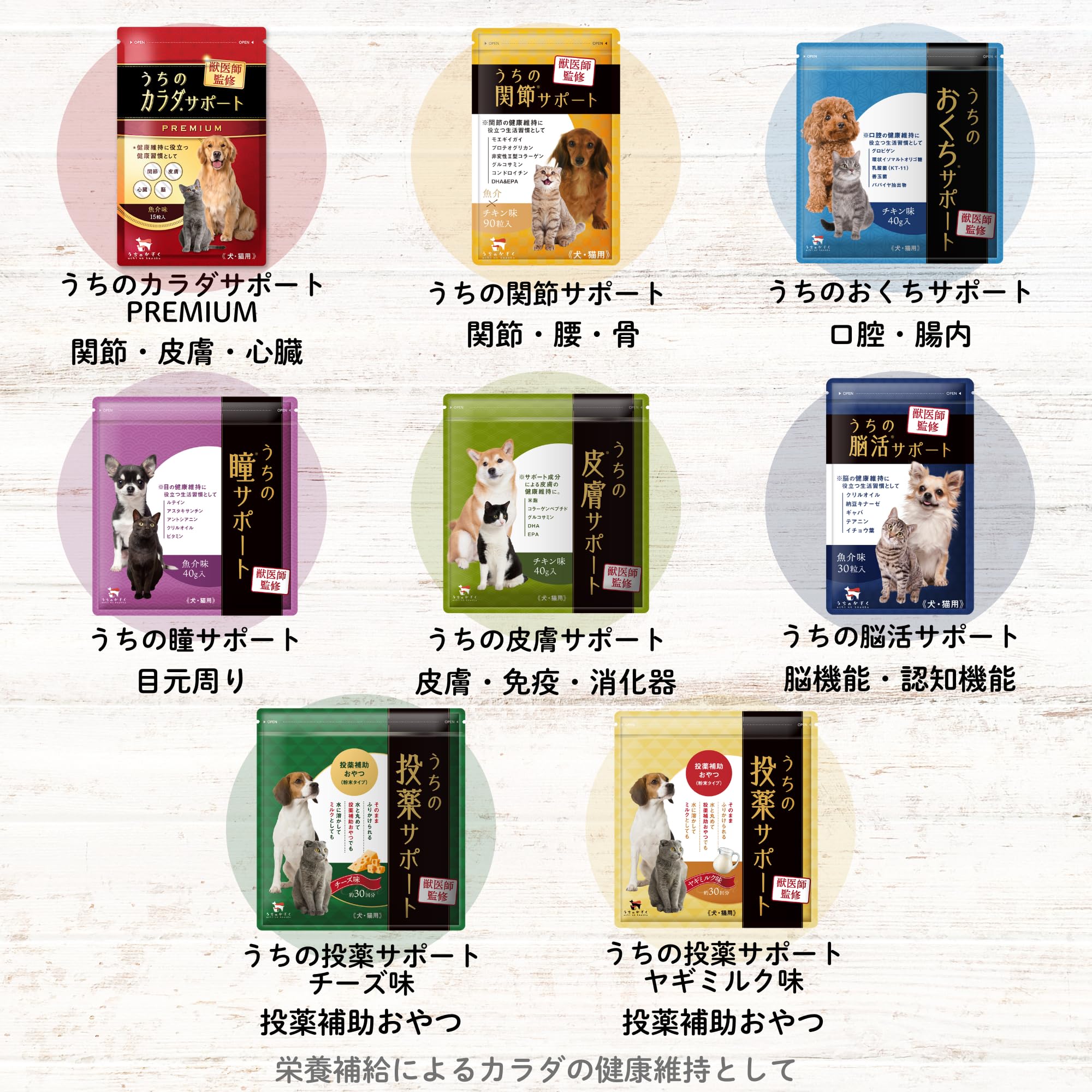 Amazon | 【獣医師監修】 うちの瞳サポート サプリメント ペット 犬 猫