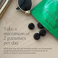 Vista 4 de SAKARA Metabolism Gummy Bites - Quema más antojo menos - Sabor a granada con extracto de azafrán y especias africanas - Apoya el metabolismo