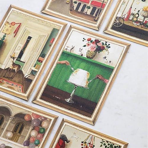 Miniatura 9 de Hester & Cook Janet Hill - Tarjetas en caja en blanco, tarjetas de felicitación de celebración en blanco con borde dorado en caja con sobres, 6