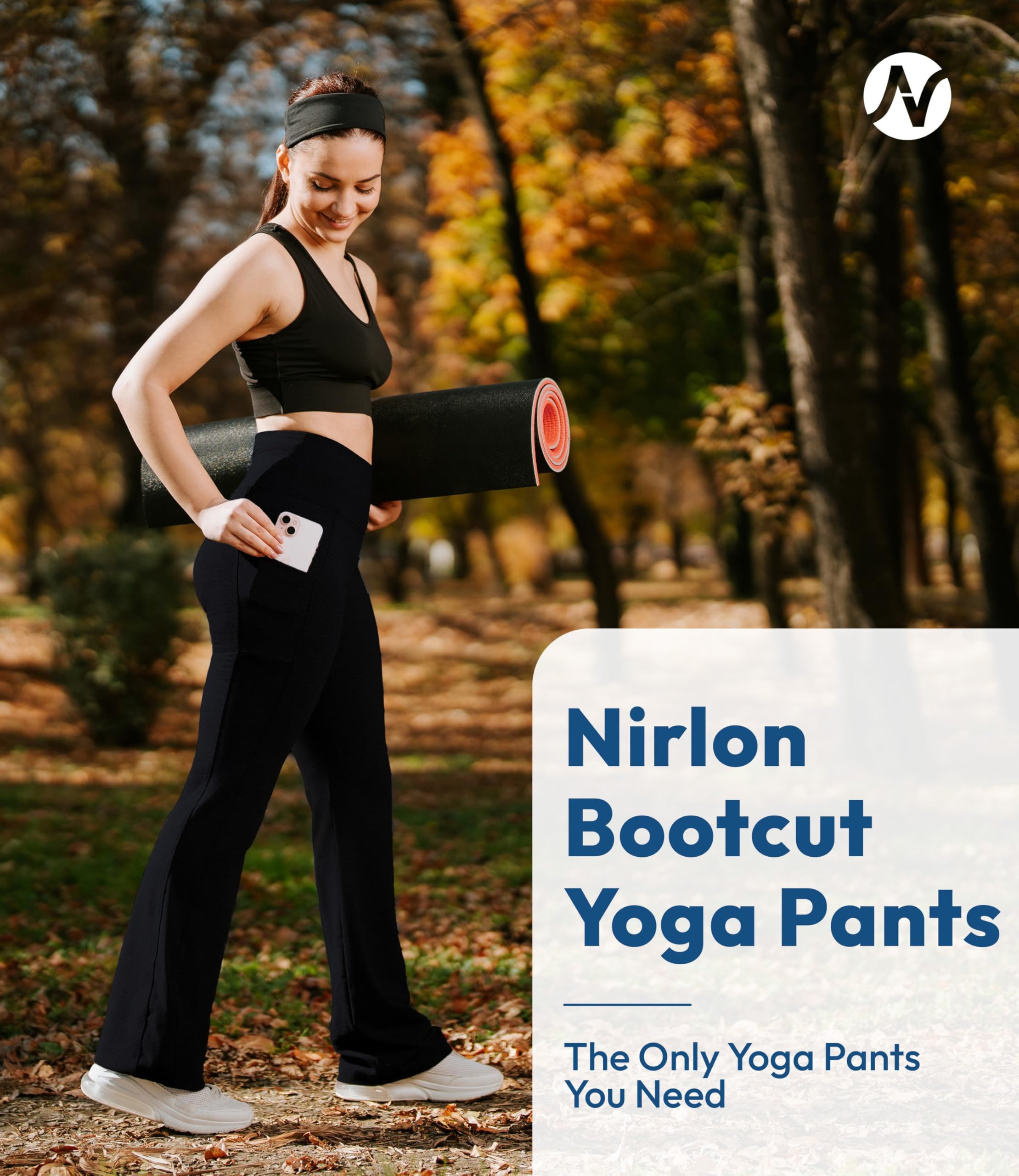 Nirlon Cotton Bootcut Yoga Pants Size 8, Height: 5'0