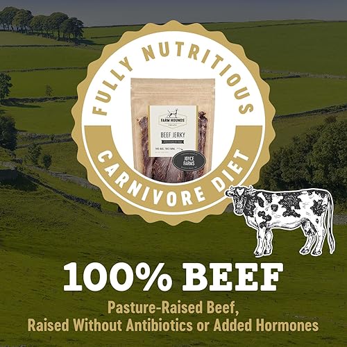 Miniatura 3 de Farm Hounds - Cecina de res - Cecina natural prémium para perros - Hecho de ganado 100% criado humanamente - Rompe a la medida - Ideal para