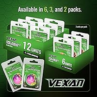 Vista 6 de Vexan Glow Walleye Spinner Rig - Worm & Crawler Harnesses for Live Bait Fishing