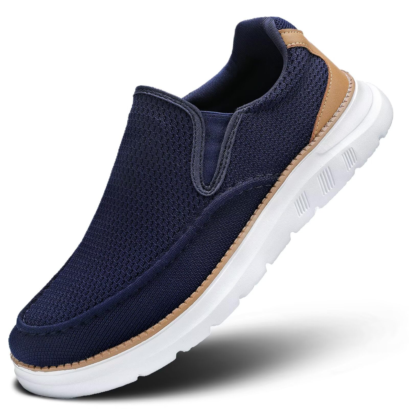 Scarpe da Barca da Uomo Casual Loafers Slip On Walking Dress Sneakers Mesh Business Oxfords Lavoro Leggera Suola Morbida