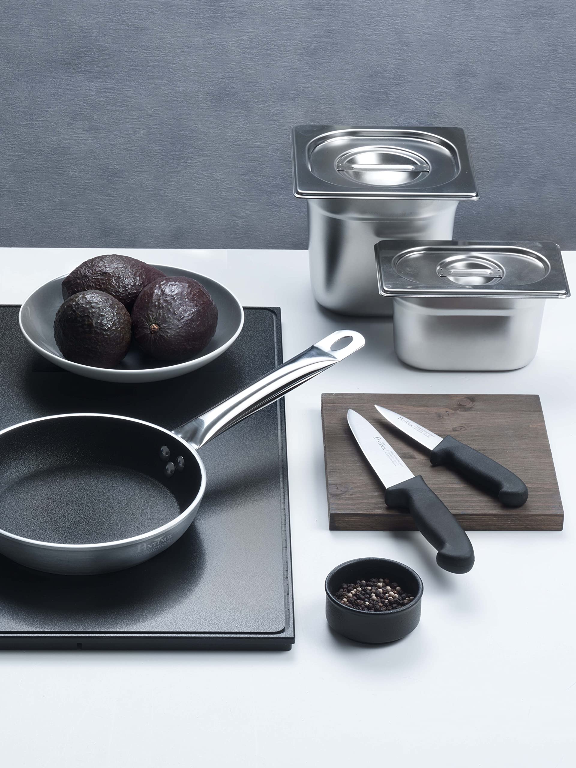 Pintinox Padella Metallic, Alluminio, Diametro 24 cm, Antiaderente, Induzione