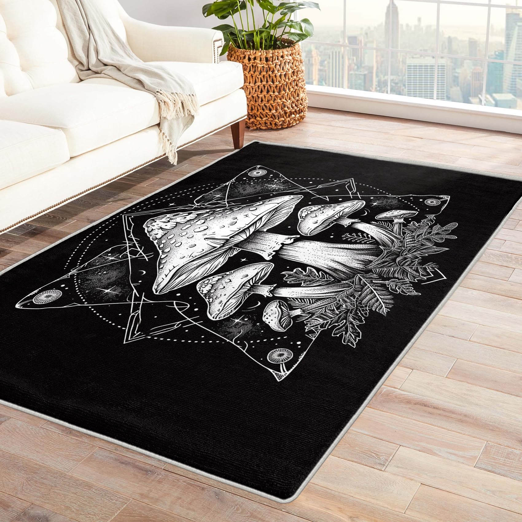 Inlume Tapis Doux Lavable Pour Salon Et Chambre à Coucher, Tapis D