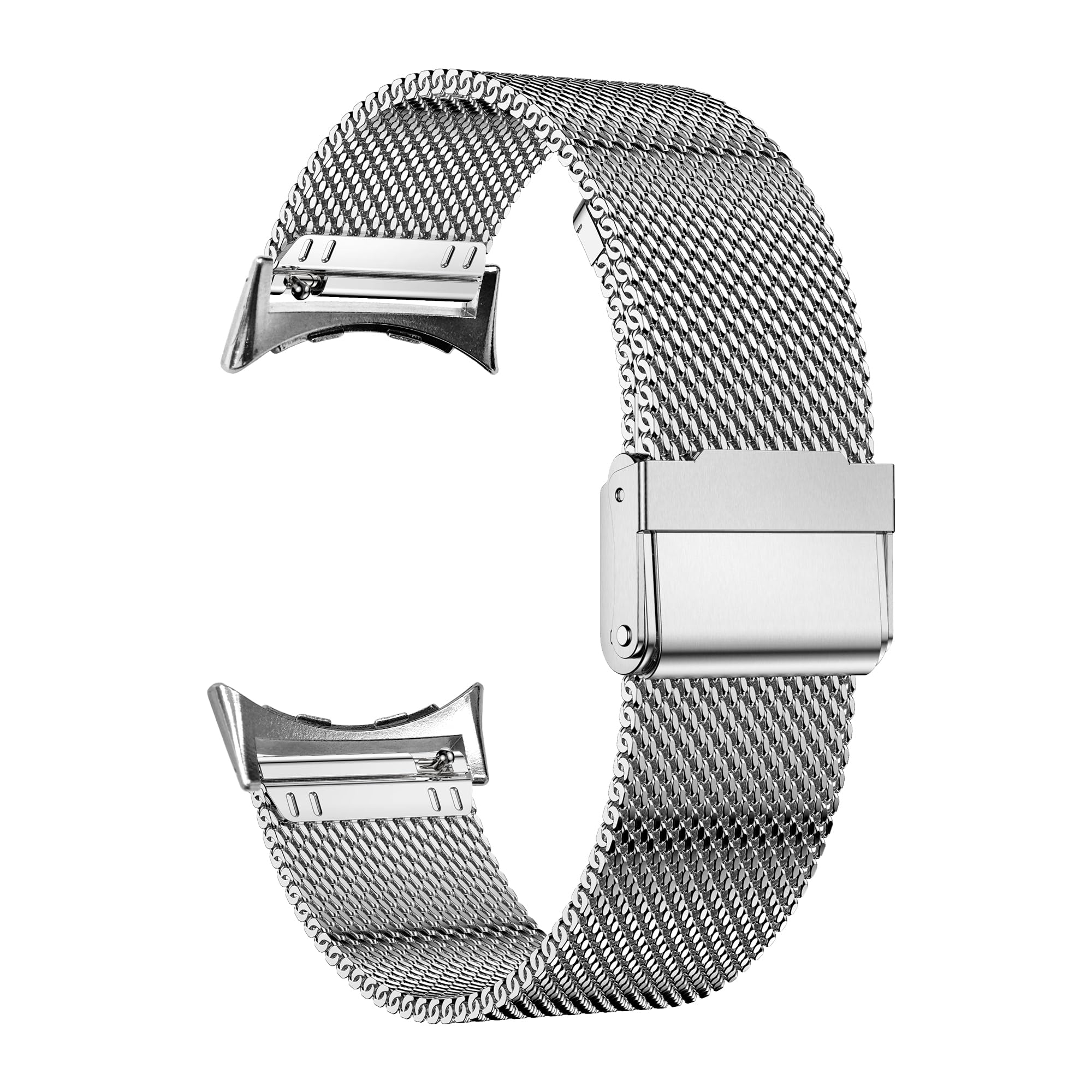 Bracelet de rechange pour Pixel Watch 3, maille en acier inoxydable pour homme et femme, accessoire de rechange compatible avec Google 45 mm