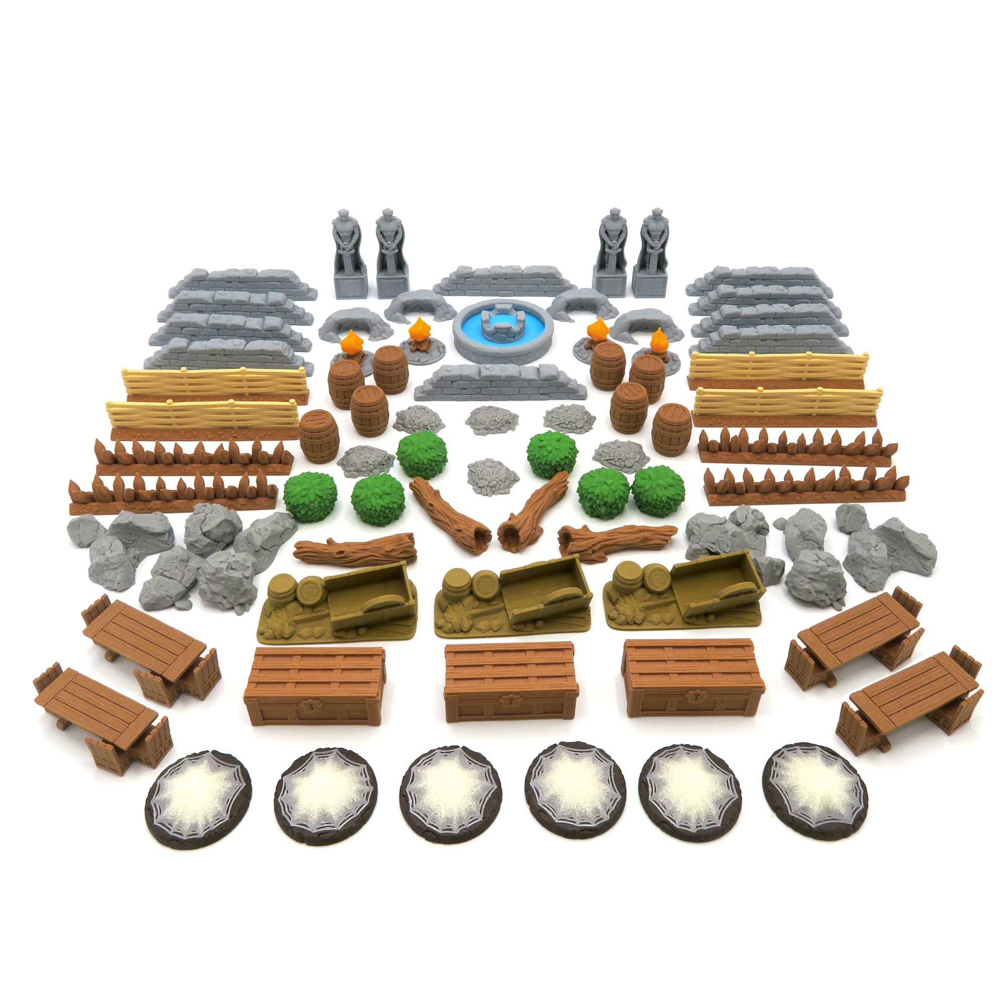BGExpansions Lord of the Rings: Middle-Earth Journeys Complete Set Pack | 77 Pieces | Compatible with Base Game and Shadows Paths and Warwinds Expansions