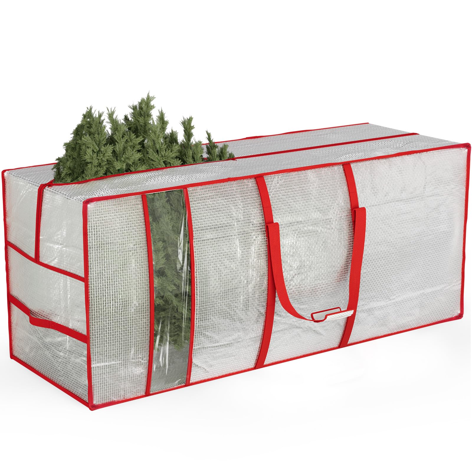 Sac De Rangement Sapin De Noël Oxford Étanche Double Zip – Jusqu’à 10,2 M Grand Format Vert