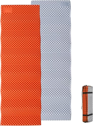 Colchoneta de espuma para acampar, ligera, de celda cerrada, plegable, a prueba de humedad, colchón de camping portátil para senderismo al aire