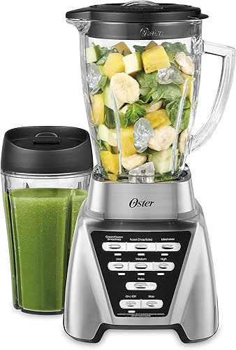 Oster Pro 1200 Smoothie Blender with Glass Jar & 24oz
