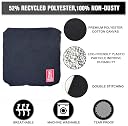 Set of 8 Regulation Cornhole Bags Double Sided, Weather Resistant Bean Bags for Cornhole Toss Game, Corn Hole Beans Bags with Tote Bag. (Orange/Black) gallery image