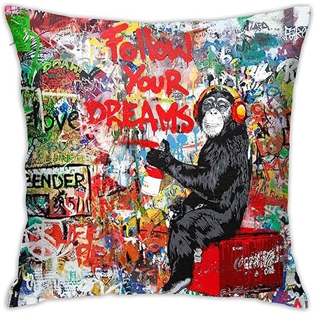 graffiti cushion covers