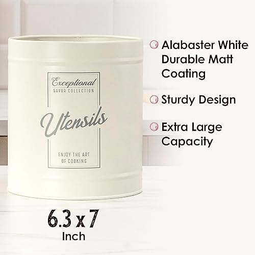 Miniatura 6 de Paquete de recipientes de cocina vintage de granja y soporte para utensilios para encimera