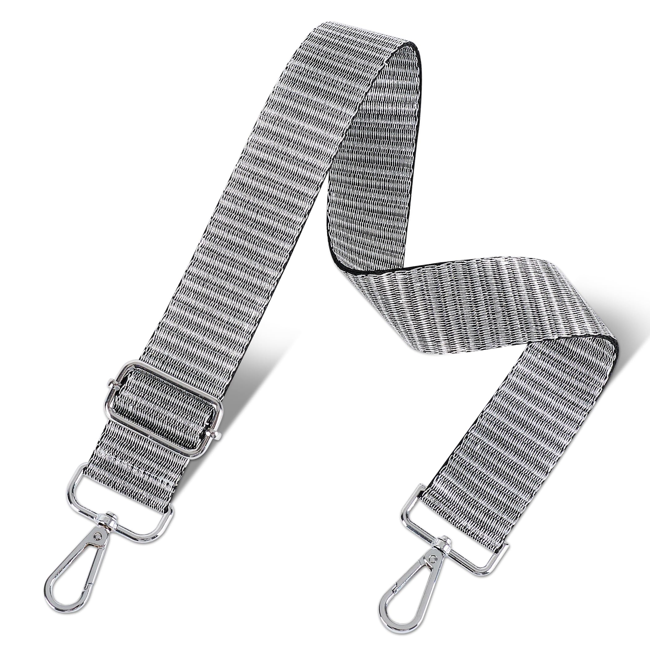 chushui Metallic Thread Purse Strap for Women, Woven Replacement Bag Strap
