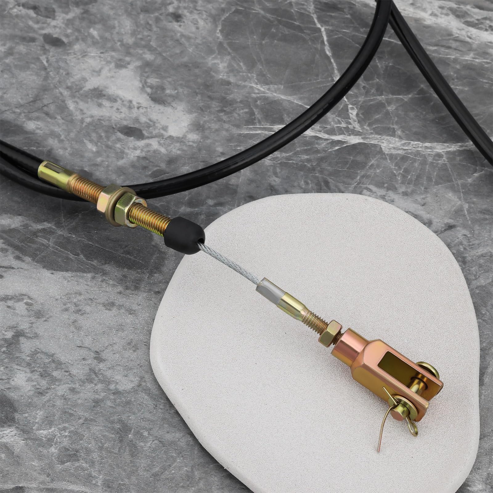 Cable de Acelerador Manual para Excavadora de 1,5 M Compatible con Komatsu Y Controlador de Cosechadora de Barcos Compatible con Doosan