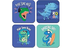 Dinosaur Coasters for Kids: Protect Your Surfaces with Jurassic Joy