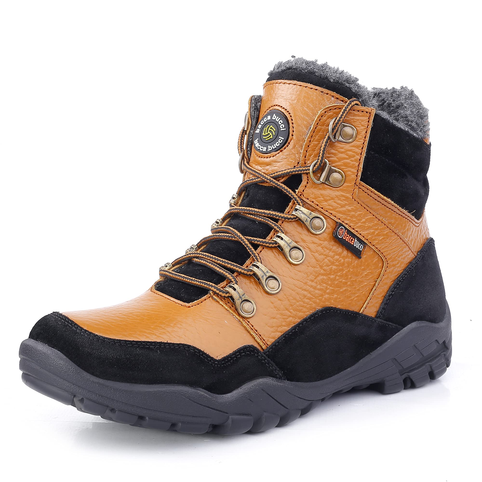 Bacca Bucci Men Leather Hiking Boot