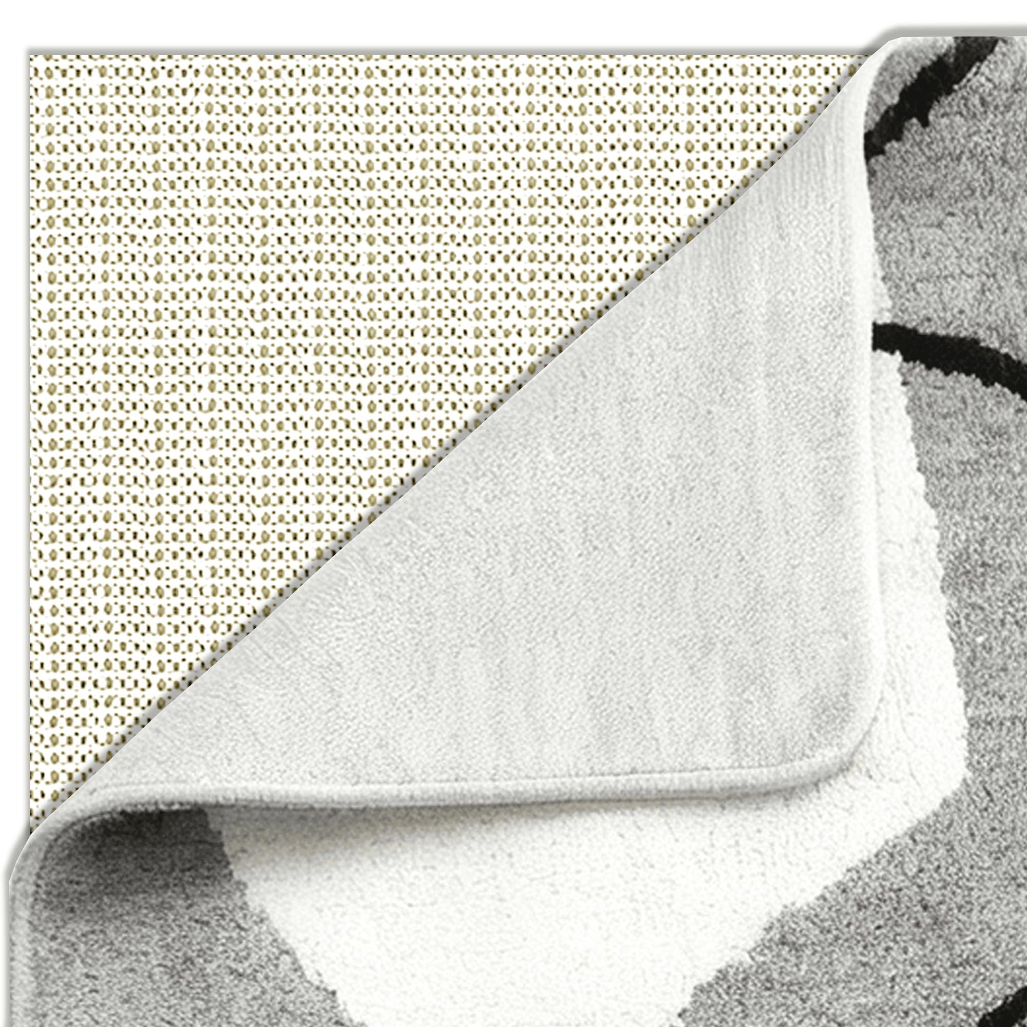 sous Tapis Antidérapant 190 x 230 cm Antidérapant Tapis Anti Dérapant Découpable Protection du Sol pour Moquettes et Sols Stratifiés, Blanc cassé