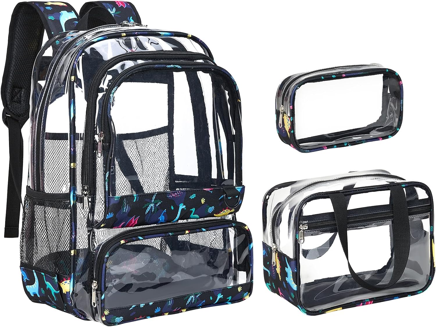 Vorspack 3-Piece Clear Backpack Set
