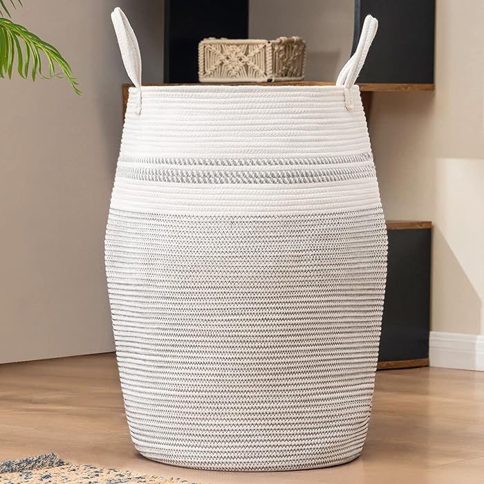 Buy YOUDENOVA 105L Extra Large Woven Laundry Hamper Basket with Heavy