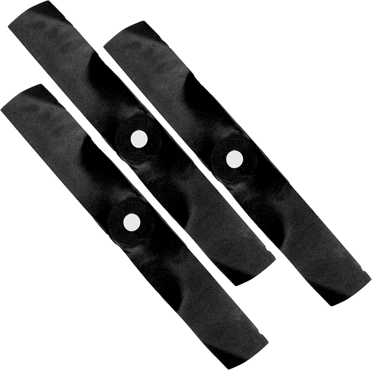 Caltric 3 Deck Blade Compatible with John Deere Gs25 Gs30 Gs45 Gs75 Gt242 Gt262 (16 1/2" L - 2.5" W)