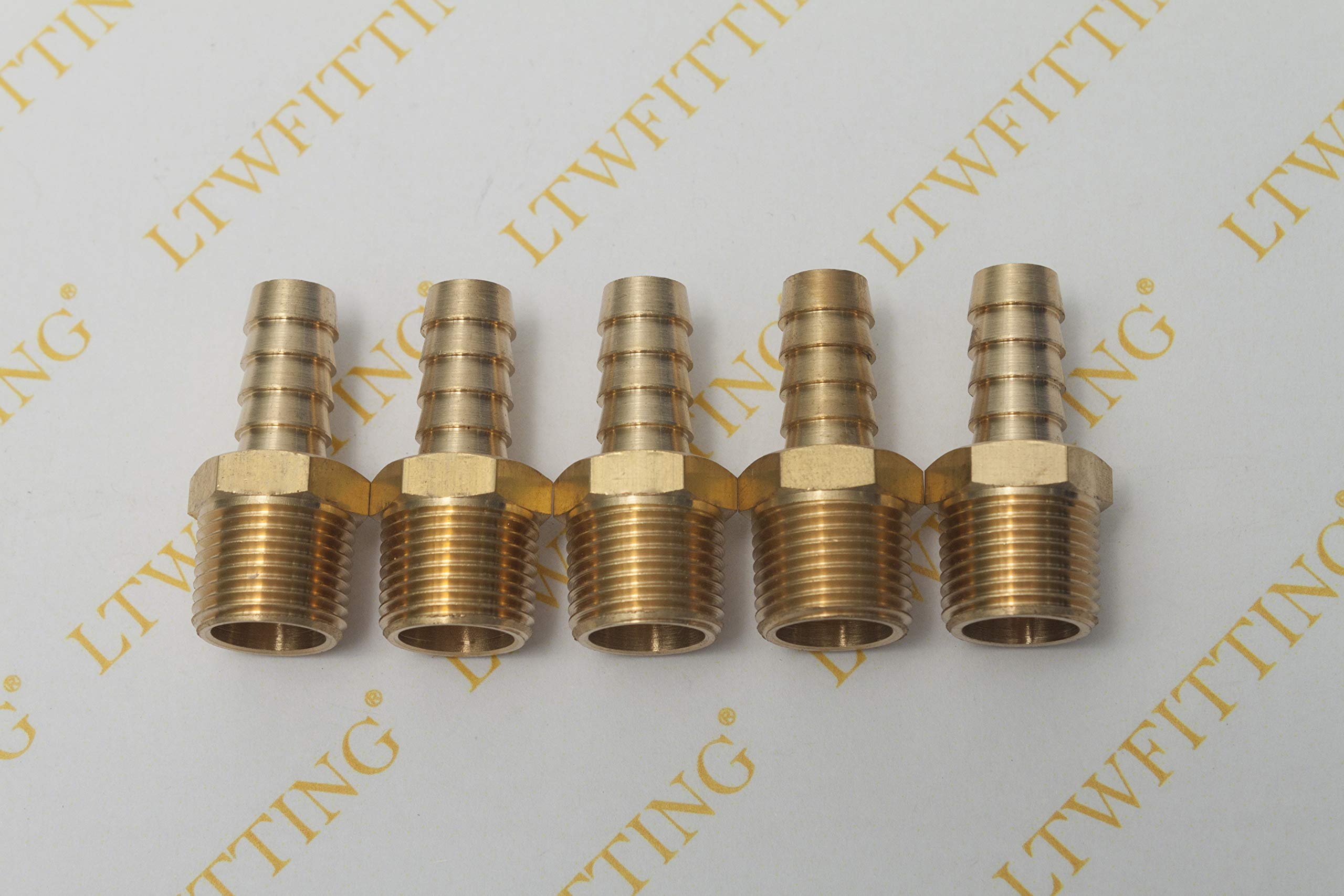 Amazon.co.jp: LTWFITTING ホースニップル ホース継手 おネジサイズR