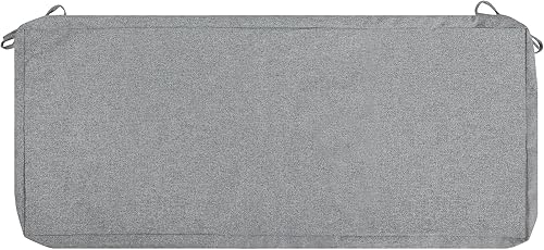 Miniatura 6 de Fundas de cojín de banco para exteriores, 48 x 18 x 3 pulgadas, sin relleno, fundas de cojín de repuesto para muebles de exterior, resistentes al