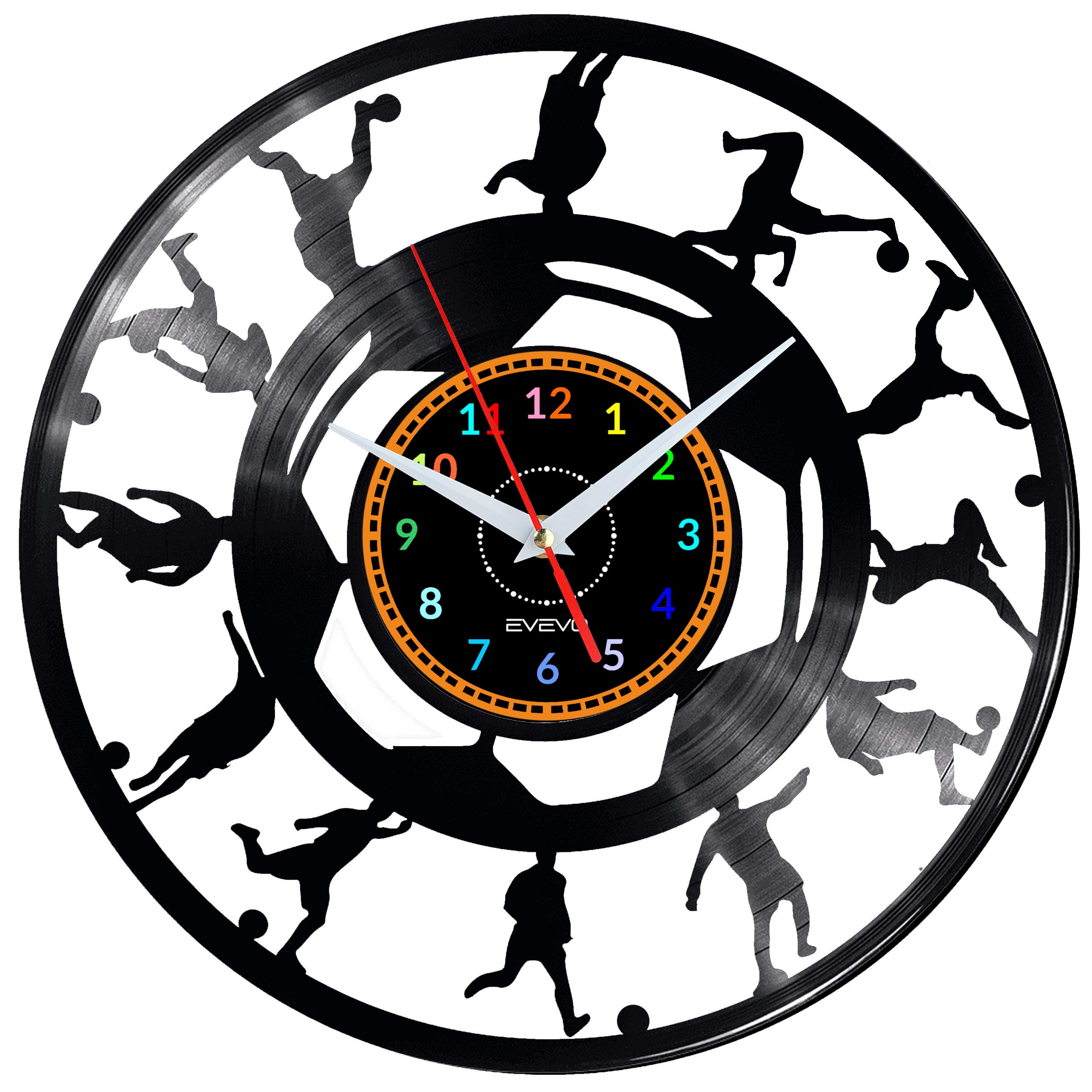 Horloge murale football cadeau idéal pour supporter passionné de sport