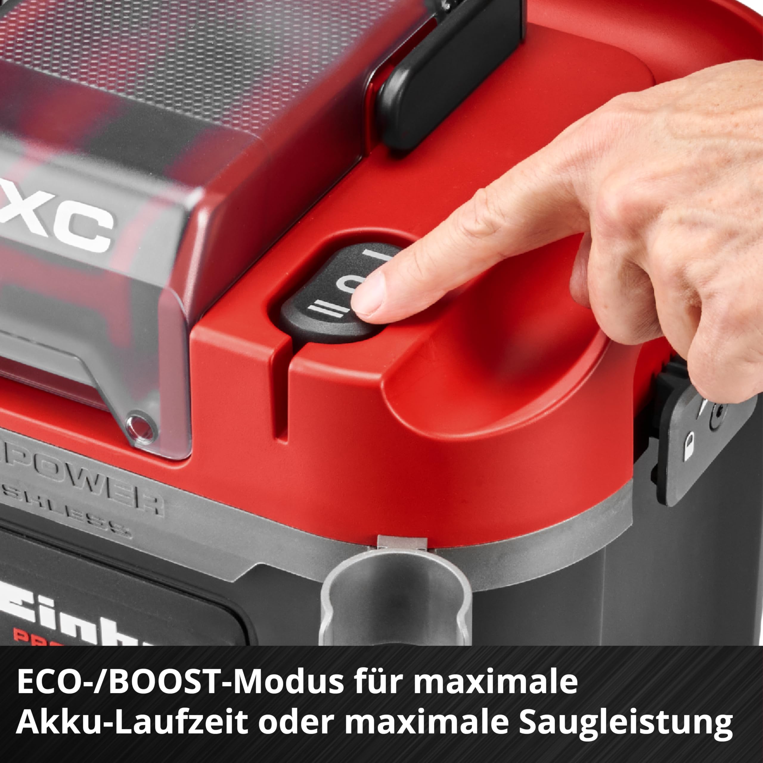 Einhell Professional Akku-Nass-Trockensauger TP-VC 18/10 Li BL L-Solo Power X-Change 18 V Brushless 10 L