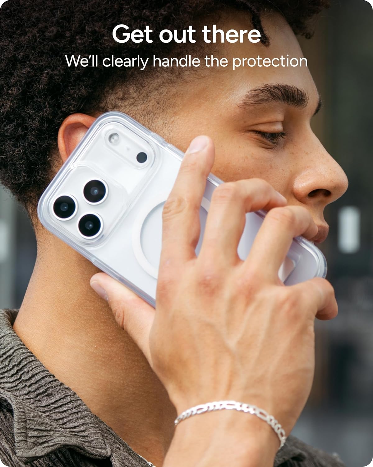 ZAGG Crystal Palace Case with Kickstand for iPhone 17 - Clear, Drop Protection (13ft/4m), MagSafe Charging Compatible, ClearGuard Anti-Yellowing Technology, Scratch Resistant Phone Case - Image 10