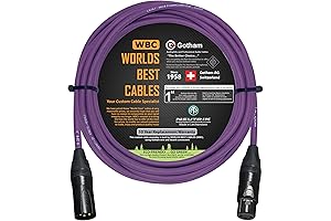 10' Gotham GAC-2 AES/EBU Cable: Neutrik XLR Plugs
