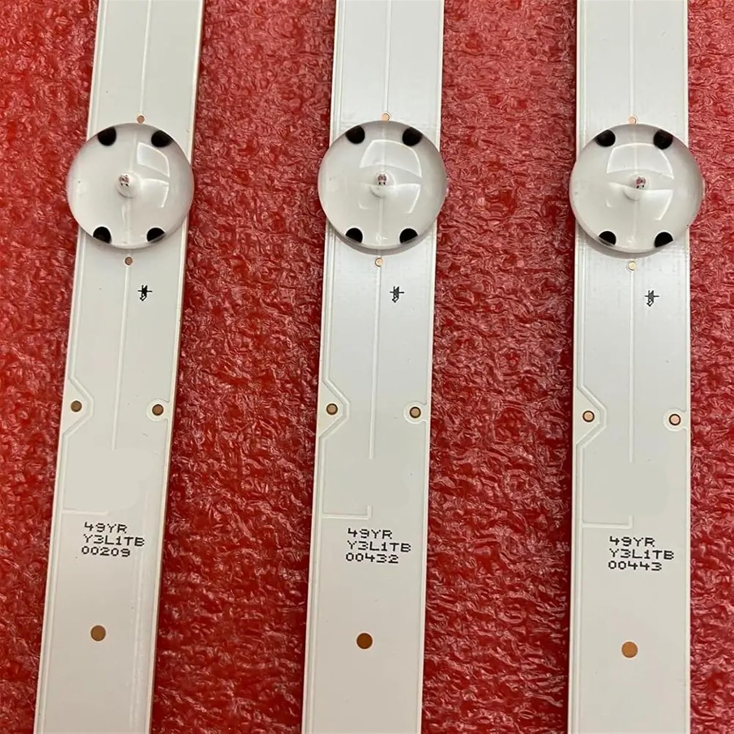 LED Backlight Strip Compatible with TX49DS500ES TC49ES600C TX49DS500E TX49DS500B TX49DSW504S TX49ES400E TH49DS630U TX49DS503(16pcs for 2 TV)