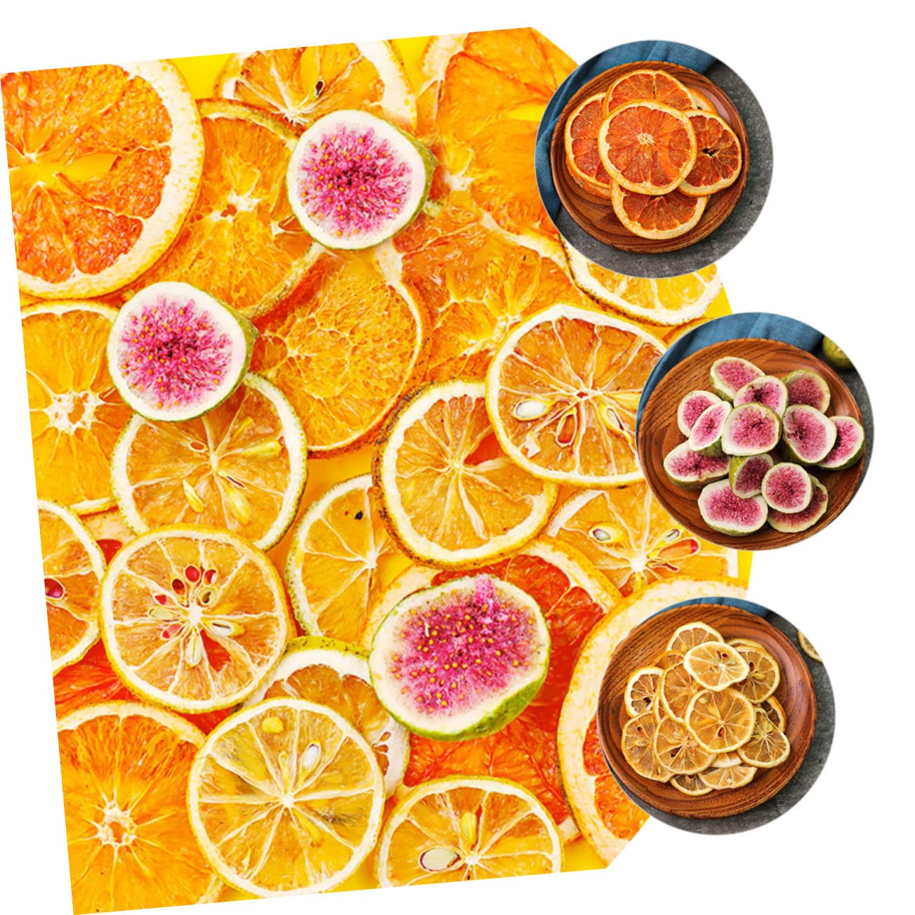 jojofuny 2 Stück 1 Getrocknete Zitrone Orange Kreative Dekoration Für Home Office