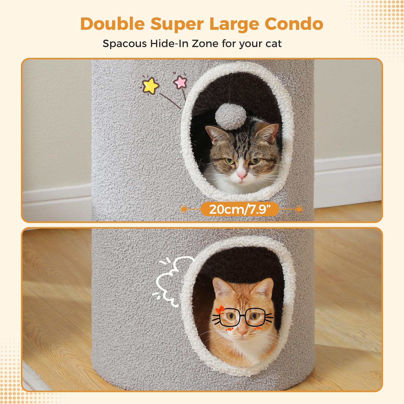 Amazon | PAWZ Road 猫 ハウス ペットハウス 猫ベッド 屋根付き