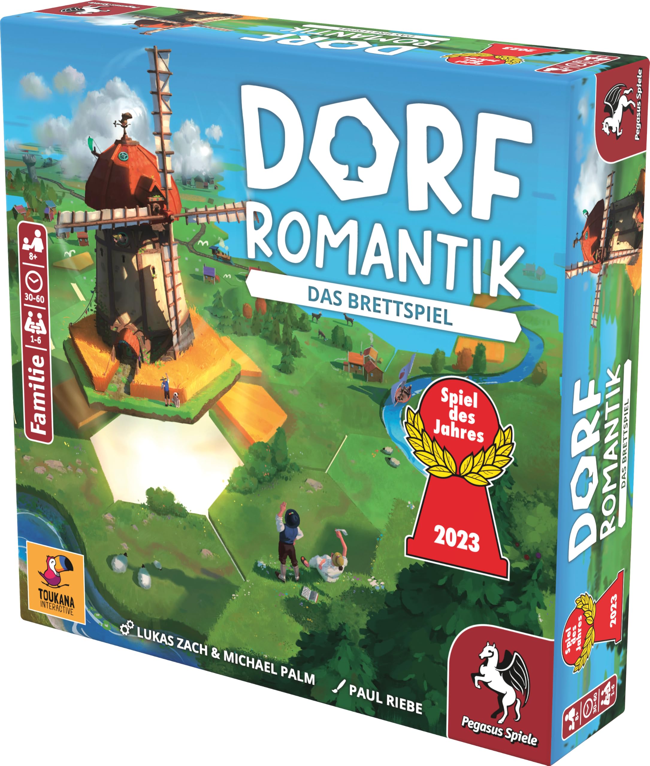 Pegasus Spiele Village Romance Gra Planszowa, Wielokolorowy, Od 8 lat