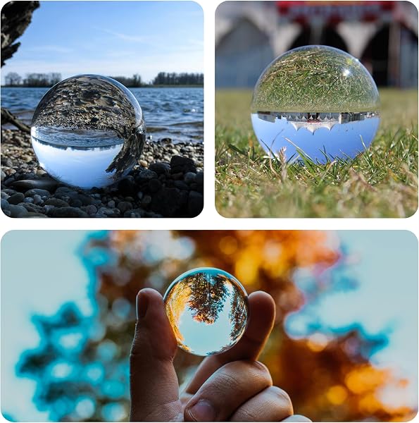 Juggle Dream Bola de Malabares de Contacto de Acrílico Transparente (90 mm) - Bolas de Rendimiento de Manipulación - 5
