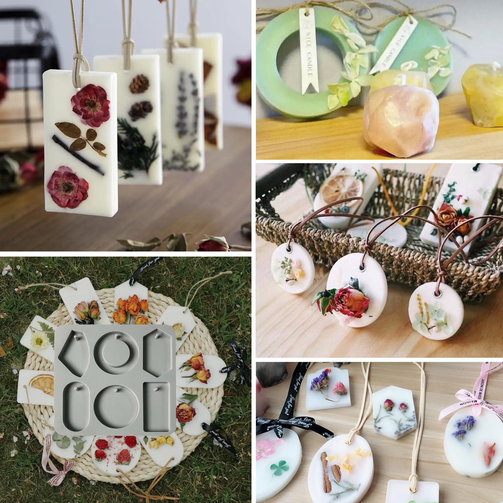 Stampo Sapone In Silicone 2 Pezzi - Rettangolare, Per Sapone Fatto In Casa E Resina - Foto 4