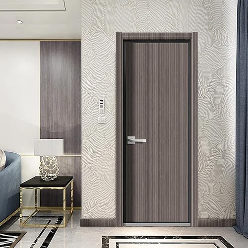 Miniatura 6 de Orger Paquete de 2 manijas de puerta simuladas de níquel satinado que no giran, manija de puerta falsa de níquel, manija de puerta interior cuadrada