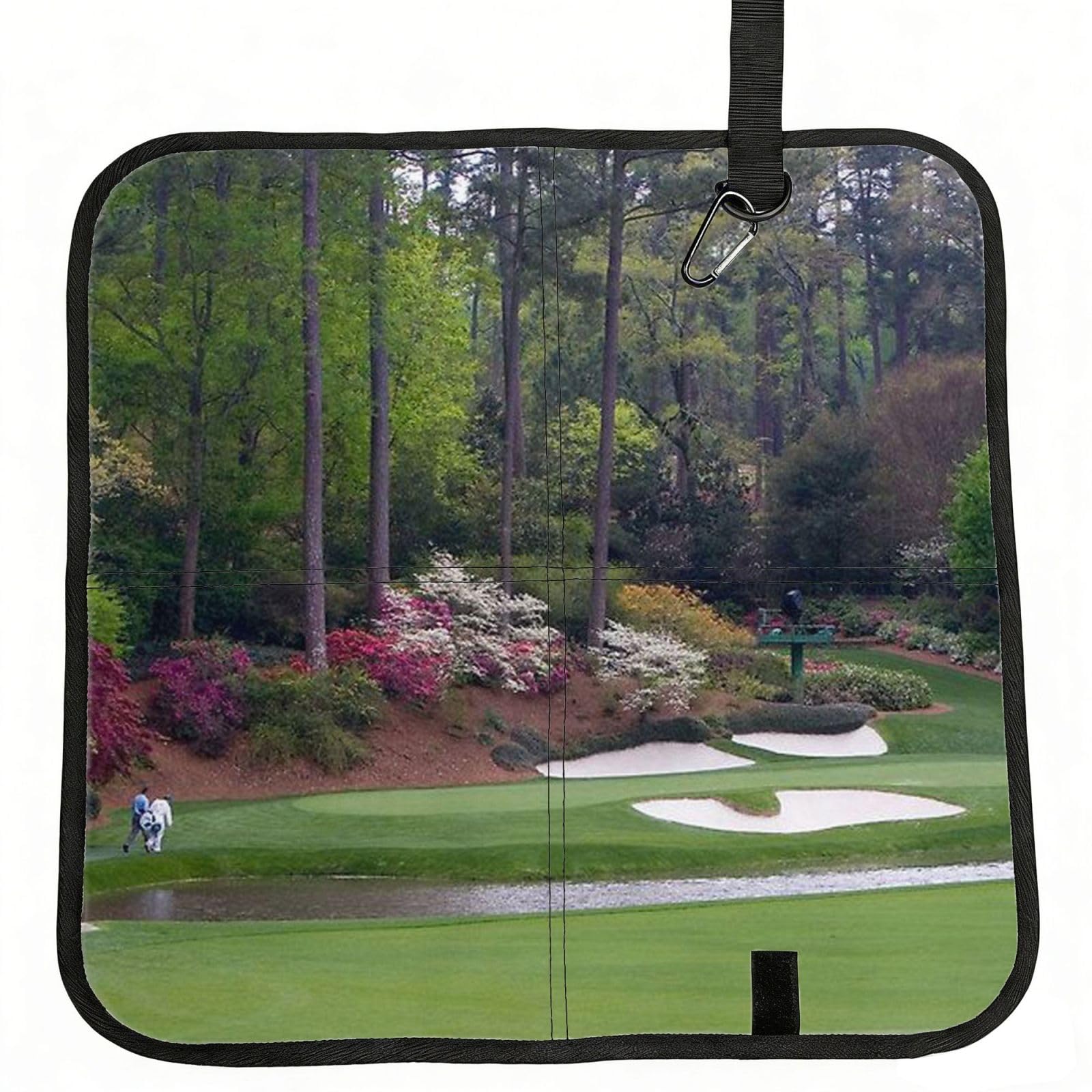 ERCgad Golf Course Print Foldable Seat Cushion Portable Chair Pad Lightweight Travel Outdoor Office Home