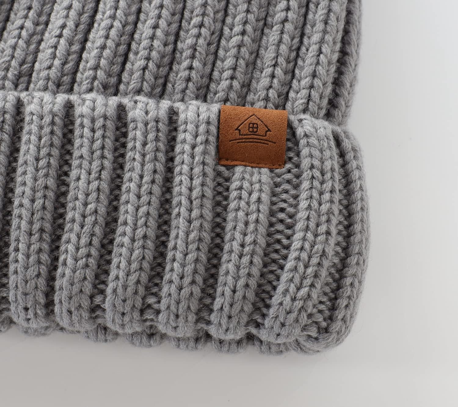 Home Prefer Mens Winter Hat Wool Fleece Lined Knit Beanie Hat Warm Stocking Caps - Image 7